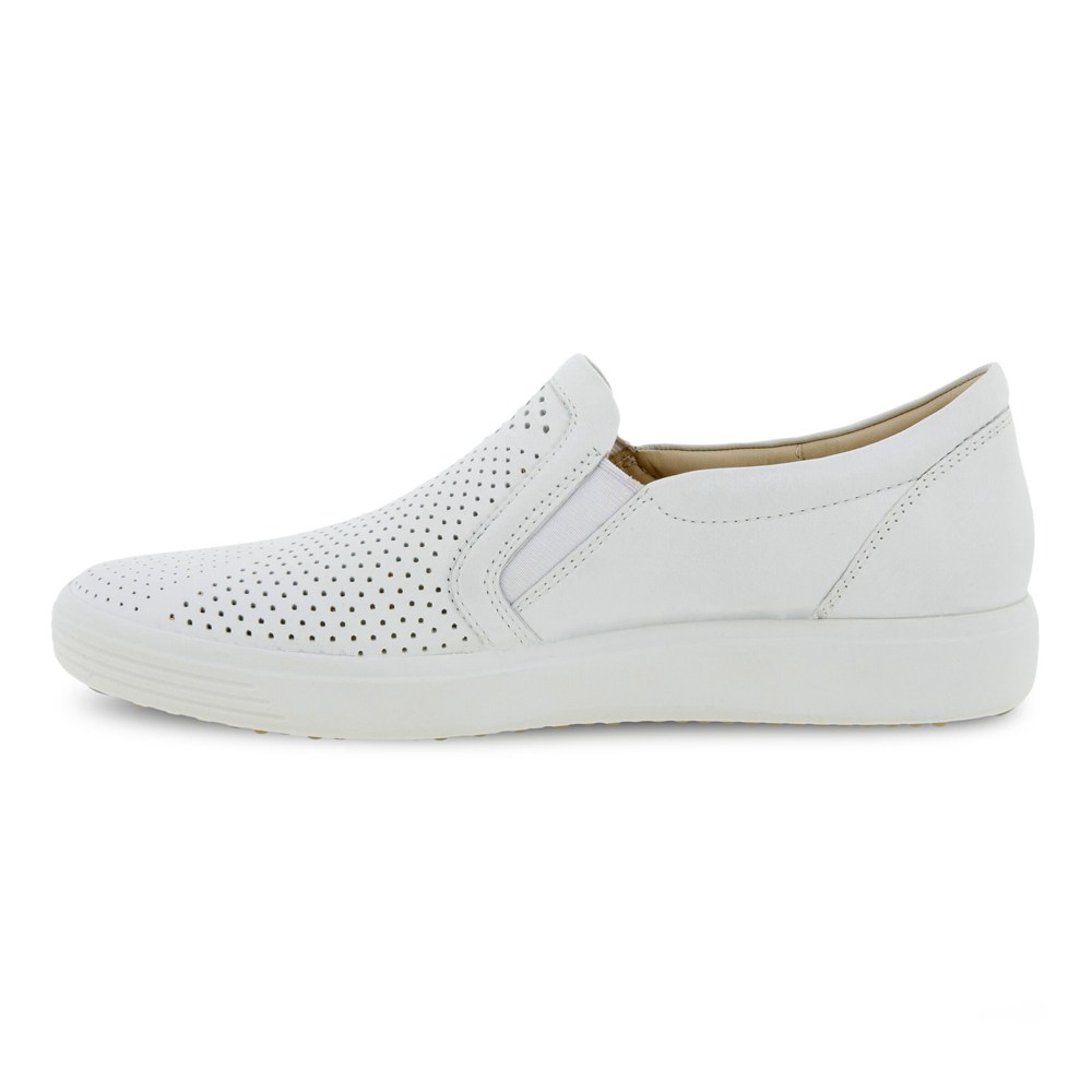 Slip On Mujer - ECCO Soft 7 - Blancos - GMK598320